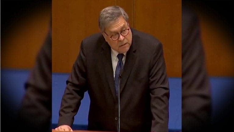 Watch AG Barr Speak Out Against Demonic Enemies of America