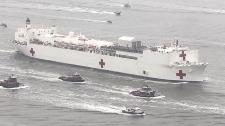 BROKEN MODELS: The CDC Doctors Screwed Up Bigly! USNS Comfort in NY Harbor Sits Idle with 3 Patients — USNS Mercy in LA has Only 15 Patients